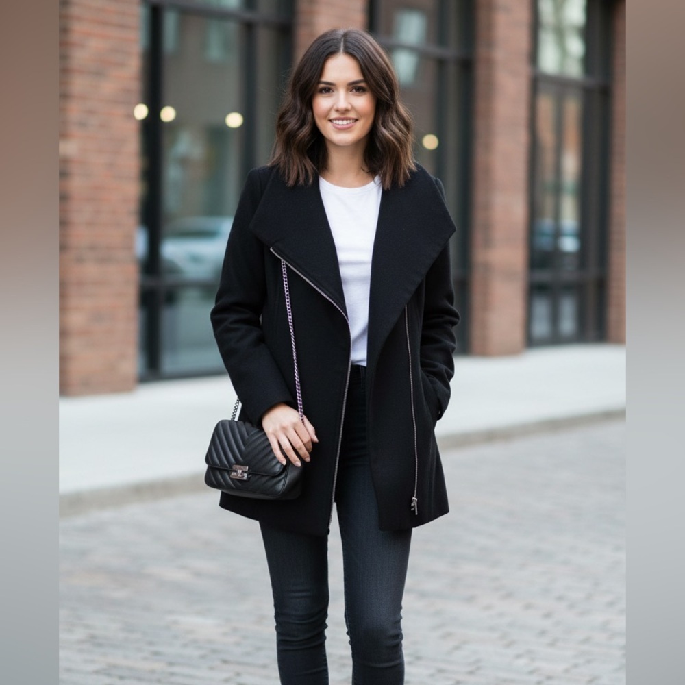Express Women's Sophisticated Black Jacket